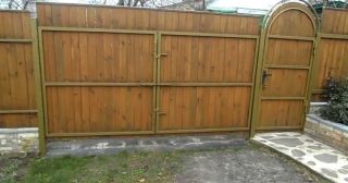Купить распашные ворота деревянные Ирбит, цена от 2718 руб.